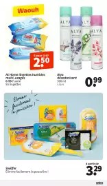 Catalogue Wibra page 8: ALYA désodorisant €0,99, Swiffer €3,29