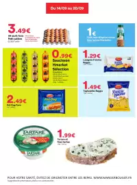 Catalogue Hmarket semaine 38 page 5: Pavo Hot Dog €2,49, Reggia Tagliatelles €1,49