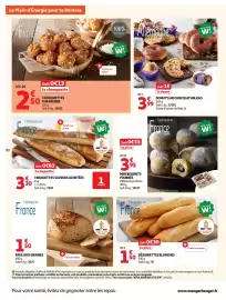 Catalogue Auchan Drive page 10: Sans marque chouquettes pur beurre €2,50, Sans marque pavé aux graines €1,50
