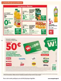 Catalogue Auchan Drive page 16: Auchan pur jus de pomme auchan €2,16, Tropicana juicy pomme mangue tropicana €1,29