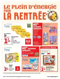 Catalogue Auchan Drive page 2: Danone danette vanille €1,55, Yoplait ptit yop vanille €2,59