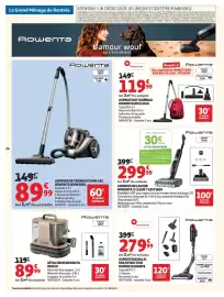 Catalogue Auchan Drive page 26: Rowenta 34768 - ecosysteme electromenager - 104- electro - seb amour woof €89,99