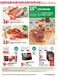 Catalogue Auchan Drive page 31: Sans marque viande bovine : basse côte** avec os €13,95