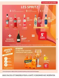 Catalogue Auchan Drive page 43: Sans marque riccadonna prosecco €1,50, Aperol apéritif aperol €9,35
