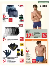 Catalogue Auchan Drive page 49: Boxers homme classic colours dim €17,99, Chaussettes homme airness €7,99