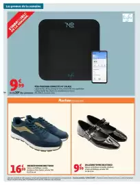 Catalogue Auchan Drive page 52: In extenso sneaker homme inextenso €16,99, In extenso ballerine femme inextenso €9,99