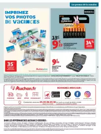 Catalogue Auchan Drive page 55: Duracell lot de 16 piles plus powerboost €9,23, Sansmarque mallette de douilles €9,99