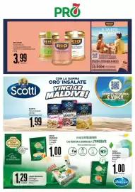 Volantino PRO7 Supermercati Pagina 29: Rio mare filetti di tonno €3,99, Scotti riso oro insalate €1,99