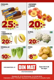 Din Mat reklamblad vecka 38 Sida 9: Galia honungsmelon €20,00, Pågen Limpan €25,00
