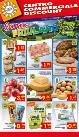 Volantino Centro Commerciale Discount Pagina 1: Mozzarella Blanc €0,85, Birra San Zorz €0,79