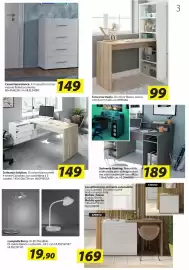 Volantino Hobby e Legno settimana 38 Pagina 3: Scrivania Solution €149,00, Cassettiera bianca €149,00