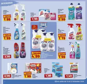 Volantino Supermercati Briò Pagina 3: Ajax Superfici Spray €1,79, Vetril Vetri & Multiuso Spray €1,59