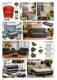 Volantino Mercatone Germanvox Pagina 18: Poltrona relax elettrica Penelope €399,00, Divano letto clic clac €299,00