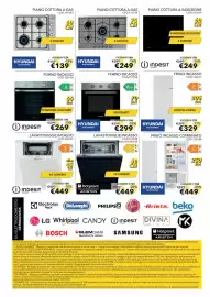 Volantino Mercatone Germanvox Pagina 39: Frigo incasso combinato Hyundai Electronics €449,00, Forno incasso Hyundai €299,00