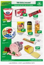 Brněnka leták Strana 1: Jemča malina a ostružina €19,90, Cyrilovy bramburky €22,90