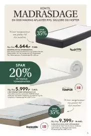 Seng reklamblad Sida 3: Wonderland W6 springmadras €4.644,00, Tempur topmadrasser €5.999,00