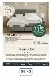 Seng reklamblad Sida 8: Tempur boxspring elevationsseng €53.699,00