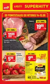 Polomarket gazetka Strona 1: Majonez dekoracyjny Winiary €9,99, Baleron €19,99