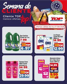 Encarte Rede Top Página 2: Lava Roupas Líquido Omo Refil €12,99, Água Sanitária Girando Sol €6,97