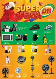 Catálogo DB Supermercados Página 1: Mondial - sanduicheira €119,95, Arno - ventilador coluna 40cm 127v ve7c €34,95