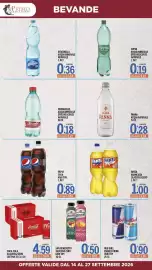 Volantino Gruppo Pascar Pagina 9: Sveva acqua minerale effervescente naturale €0,19, San Benedetto succoso zero €0,50