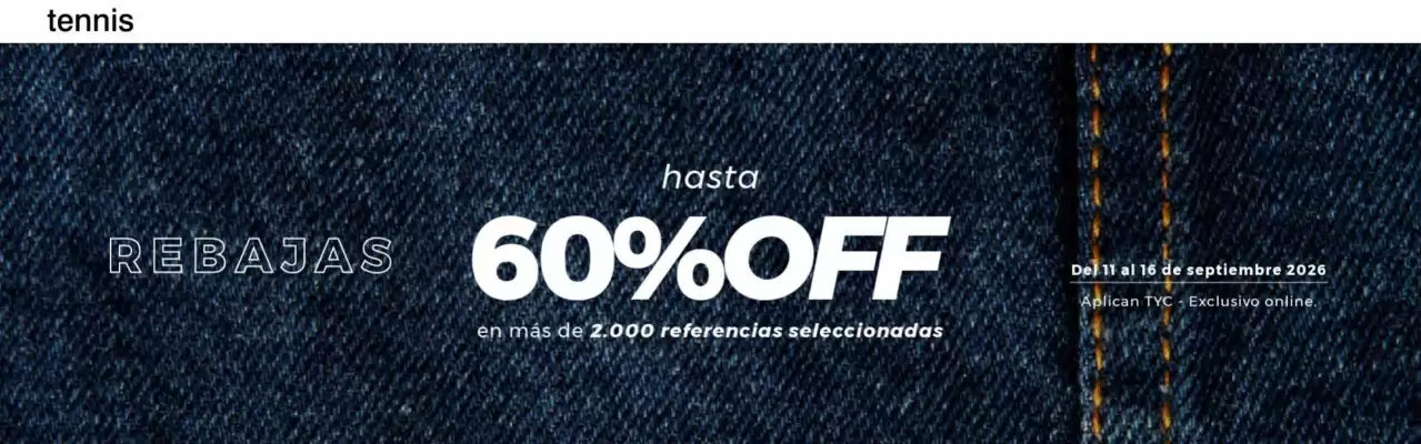 Tennis (válido hasta 18-09)