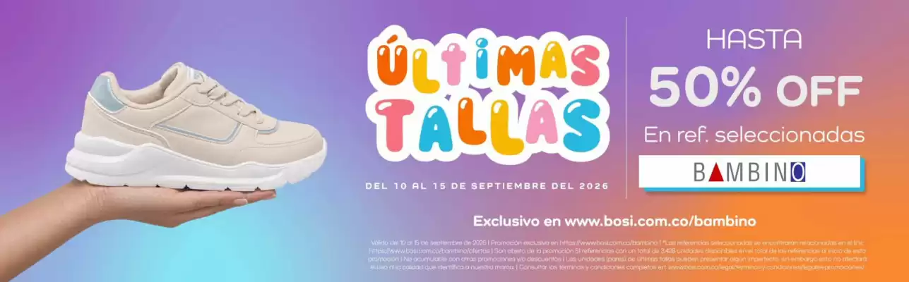 Bosi Bambino (válido hasta 17-09)