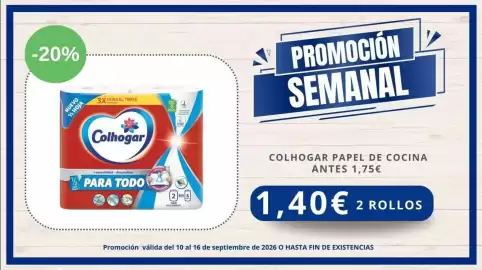 Folleto Cash Jesuman Página 2: Colhogar - papel de cocina €1,40