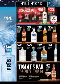 Ritchies catalogue week 38 Page 12: Johnnie Walker Black Label €55,00, The Singleton Dufftown 12 Year Old Whisky €72,00