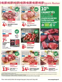 Catalogue Auchan | Foire à la bière hypers page 23: LÉGUMES FARCIS €8,95, CHARAL 4 Steaks Hachés €7,19