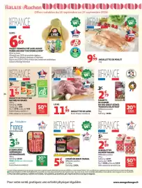 Catalogue Auchan | Foire à la bière hypers page 24: CHARAL 2 PAVÉS DE BŒUF €5,99, Lapin Gigolettes de lapin €11,99
