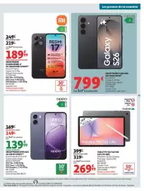 Catalogue Auchan | Foire à la bière hypers page 51: SAMSUNG SMARTPHONE S26 €799,00, OPPO A6x €139,99