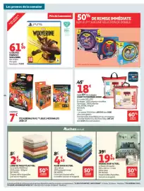 Catalogue Auchan | Foire à la bière hypers page 54: BOOP PARURE ACTUEL €19,99, PLAID DOUX ACTUEL €4,49