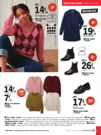 Catalogue E.Leclerc | Le rendez-vous jeans page 5: WATERLESS ROBE FEMME "TISSAIA" €19,95, TISSAIA PULL FEMME €14,95