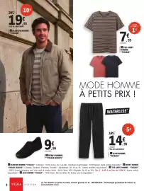 Catalogue E.Leclerc | Le rendez-vous jeans page 8: WATERLESS JEAN HOMME "TISSAIA" €14,95, Tissaia Tee-Shirt Homme €7,95