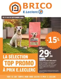 Catalogue E.Leclerc Brico | Les promos animalerie page 1: PURINA DOG CHOW €29,66