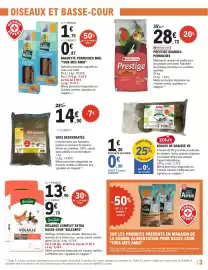 Catalogue E.Leclerc Brico | Les promos animalerie page 3: LIFLAND Vers déshydratés €14,90, Tous Mes Amis Baguettes €1,75