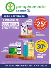 Catalogue E.Leclerc Parapharmacie | Parapharmacie du sportif page 1