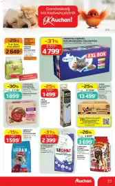 Auchan akciós újság hét 38 Oldal 33: Friskies száraz kutyaeledel €2.849,00, JACK CHURPI RÁGÓSAJT €1.499,00