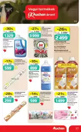 Auchan akciós újság hét 38 Oldal 37: AUCHAN KEDVENC MOSÓGÉL €1.329,00, AUCHAN KEDVENC EXTRA SOFT TOALETTPAPÍR €1.499,00