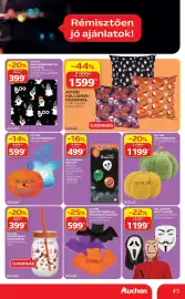 Auchan akciós újság hét 38 Oldal 45: ACTUEL HALLOWEEN MINTÁS SZALVÉTA €399,00, HALLOWEEN PARTY MASZK €1.199,00