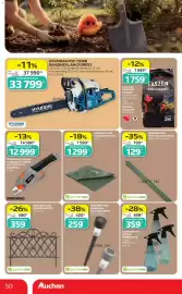 Auchan akciós újság hét 38 Oldal 50: DAEWOO DACP36LI AKKUMULÁTOROS METSZŐOLLÓ DACP36LI €12.999,00