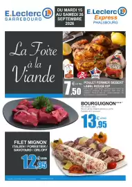 Catalogue E.Leclerc Express | Foire à la viande septembre page 1