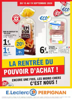 E.Leclerc | ÉCO+ & MARQUE REPÈRE (valable jusqu'au 19-09)