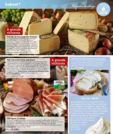 Volantino Bofrost Pagina 8: 7310 Bis di Formaggi del Trentino €42,00, 7047 Crema del Piemonte Spalmabile €3,69