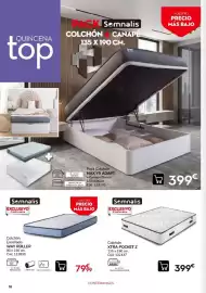 Catálogo Conforama Página 10: Somnalis colchón xtra pocket z €399,00, Somnalis colchón + canapé €399,00