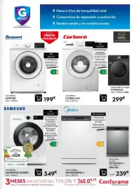 Catálogo Conforama Página 17: Benavent lavadora lbwc6d €199,00, Samsung lavadora ww80fg5l32aeec €349,00