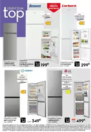 Catálogo Conforama Página 18: Corberó Frigorífico Combi CCH1824EW €299,00, Indesit frigorífico combi ink2 5322s 4e €349,00