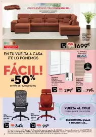 Catálogo Conforama Página 2: Stewart rinconera u xxl con cama €1.699,00, Cajoneras Montadas Block €79,99
