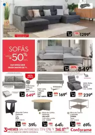 Catálogo Conforama Página 5: Bari Rinconera U XXL Izquierda con Cama €1.299,00, Sofá Cama 3 Plazas AVA €649,00